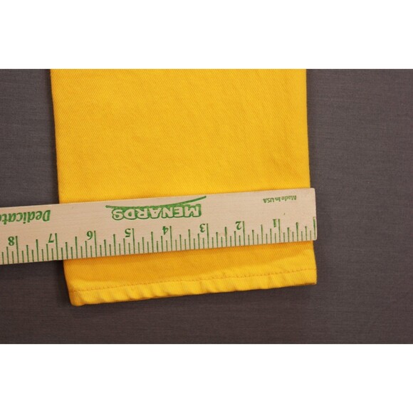 ABERCROMBIE & FITCH THE SKINNY Yellow DENIM JEANS NEW w/TAG 30" X 32" - Picture 10 of 11